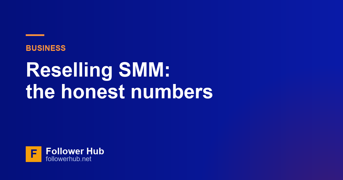 Starting an SMM reseller business in Bangladesh: the honest numbers